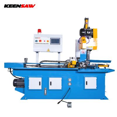 China LYJ-450CNC-A automatic steel tube circular sawing machine, burr free pipe cutting machine, bendle pipe cutting for sale