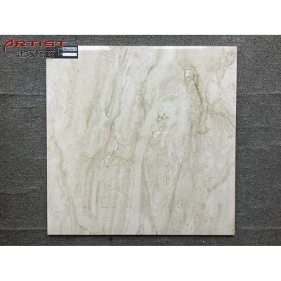 China Glazed Metallic Tiles Stone Series Glazed Polished Porcelain Floor Tiles 600X600 for sale