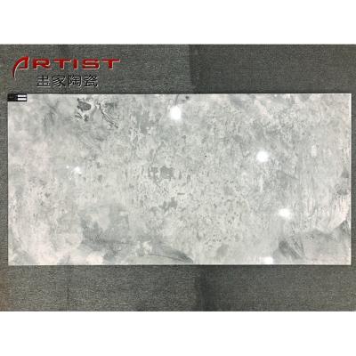 China Hotel ect Vitrified Flooring Hall Tiles Design Dark Gray Super Size Porcelain Tile for sale