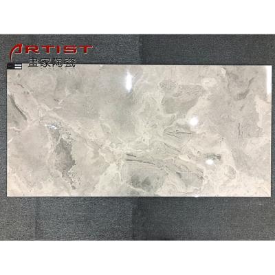 China Ect 900X1800MM Chinese Factory Wholesale Marble Gray Glazed Polished Rustic Floor Tile for sale