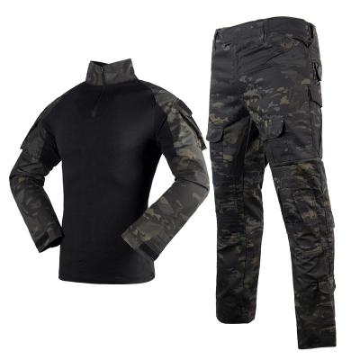 China Breathable BDU Tactical Camouflage Military Uniform Men Suit US Army Clothing Airsoft Combat Military Shirt + Cargo Pants Knee Pads for sale