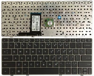 China Capacitive With Frame Elitebook 2560 Laptop 2560P 2570 2570P Keyboard for sale