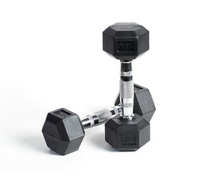 China Rubber Cast Convenient Weight Gym Equipment Hex Dumbbells Hex Dumbbells For Fitness Training By Kilograms Or Pounds Sale for sale