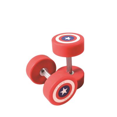 China Convenient Wholesale Cheap High Quality PU Dumbbell Training Customizable Color for sale