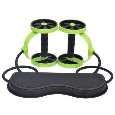 China Body Shaping Ab Wheel Abdominal Exerciser For Core Workout With Resistant Bands Abdominal Exerciser for sale