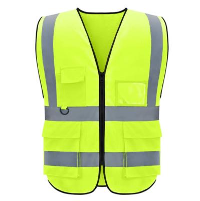 China Safety Vest Safety Vest High Visibility High Reflective Warning Safety Neon Yellow Vest for sale