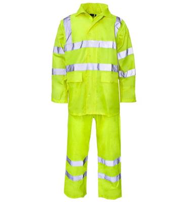 China Road Safety Workplace Safety China Factory Price Wholesale Traffic Reflective Safety Warning High Visibility Raincoat for sale