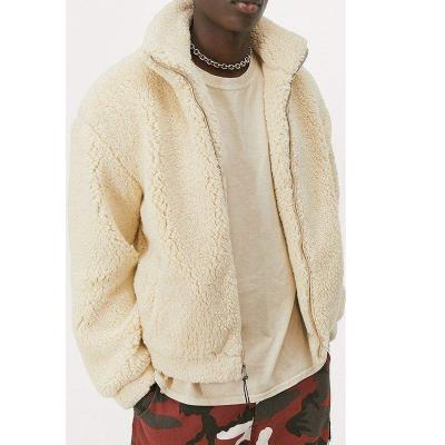 China Fashion QUICK DRY zip up unisex oversized heavyweight designer bubble sherpa fleece jacket for sale