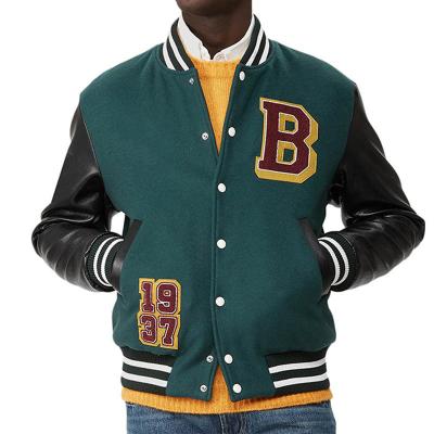 China Wholesale custom baseball QUICK DRY plus size heating bubble varsity letterman jacket men for sale