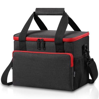 China Waterproof Adult Lunch Box For Men Women Insulated Lunch Bag With Adjustable Leak Proof Reusable Shoulder Strap Lunch Cooler Tote Bag for sale