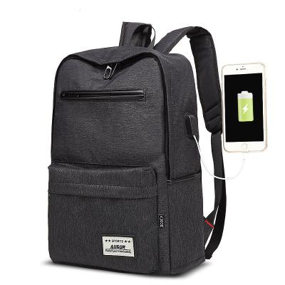 China High Quality Waterproof Men Travel Business Laptop School Backbgs Gift Safe Durable Backpack With USB Charging Port for sale