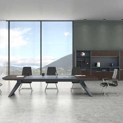 China (Size) Factory Made Strictly Checked Modern Meeting Design Adjustable Office Furniture Conference Table for sale