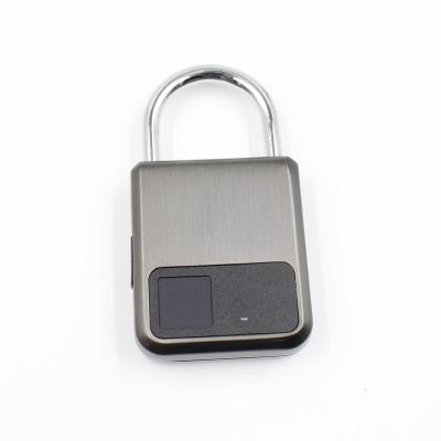 China Keyless Smart Biometric Apartment Square Fingerprint Padlock for sale