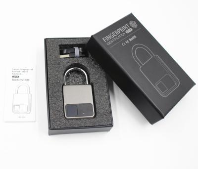 China Smart Apartment Keyless Security Fingerprint Padlock For School Locker for sale