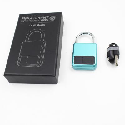 China 2019 Zinc Alloy Square Resistant Keyless Mini Lock Fingerprint for sale