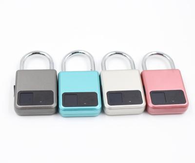 China Long Battery Life Zinc Alloy Keyless Biometric Fingerprint Case Smart Lock for sale