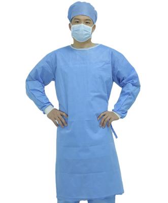 China Medical Disposable Sterile Uniform Sterile Surgical Gown Medical Hospital Clinic And Hospital Protective Clothing for sale