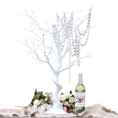 China Wedding/Anniversary/Engagement/Bridal Shower Party Centerp 75cm Centerpieces For Wedding White PlasticTree Table Wedding Centerpieces &Centerpieces Decorations Candelabra Table for sale