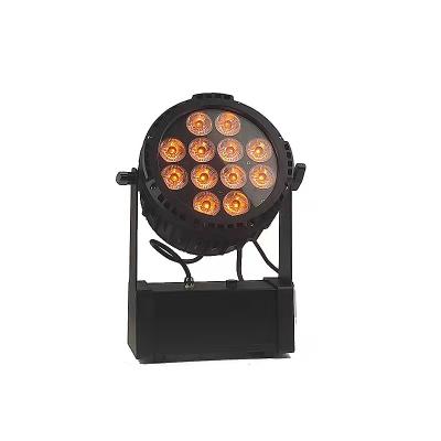 China Indoor and Outdoor Wedding Lighting 12pcs RGB/RGBWA 5in1 LED Battery Par Outdoor Light with DMX Control Sound Activated 6CH/10CH 12500mAh for sale