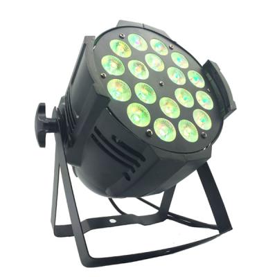 China Theme Park 18*18W RGBWAUV 6in1 LED Par DMX Light for sale