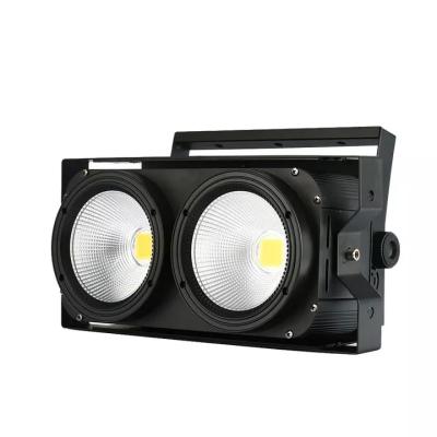 China With DMX Assist Individual Lighting Effect Control Blinder 2pcs*100W Warm White Led COB LED Light Sound Control Control 2/5CH Stage DJ Disco Lighting for sale