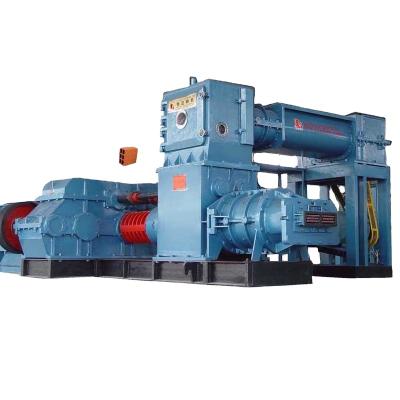 China High output clay red brick making machine of building material stores soil brick making machine/vacuum extruder for sale