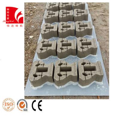 China Double Faced Used Plastic Euro Brick Block Pallet For Concrete Block for sale