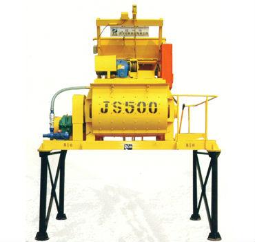 China Nantong hengda JS 500 efficiency high energy saving concrete mixer / horizontal dough mixer 500L for sale