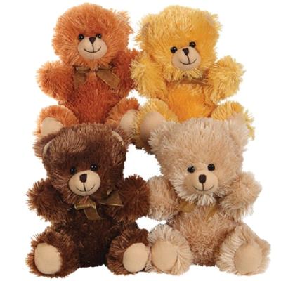 China Small Plush Customized Promotion Brown Color Teddy Bear Toy Doll Stuffed Teddy Bear Toy for sale