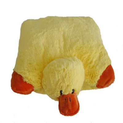 China Creative Super Soft Cute Animal Plush Stuffed Gift Duck Pillow Children Cushion Anti-pilling for sale