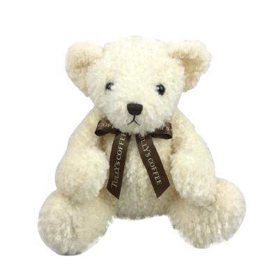 China Super Soft Creamy White Teddy Bear Toy Customized Plush Doll for sale