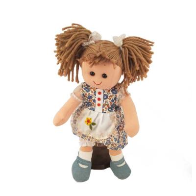 China Cartoon Toy Customizable Lovely Little Girl Doll Personalized Plush Children Toys Doll Stuffed Soft Cloth Doll for sale