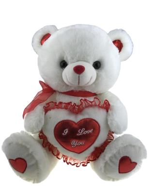 China Promotional Gifts Fine Quality Valentine Design Soft Plush Teddy Bear Toy Customized Manufacturing for sale