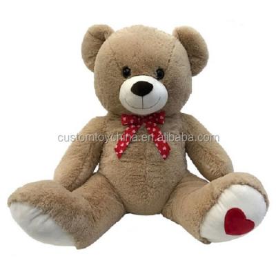 China Custom Bear Toy China Heartbeat 150cm Stuffed Giant Teddy Bear Plush Toys Manufacturer for sale