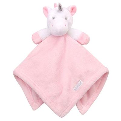 China Lovely Gift Baby Use Cartoon Pink Animal Unicorn Blanket Quilt for sale