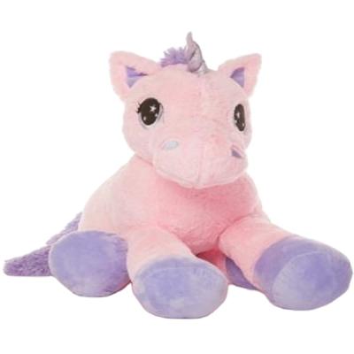 China Soft Plush Toy Unicorn Sales Plush Big Plush Unicorn Plush Toy Logo Pink Hot Cute Rainbow Unicorn Custom Made Giant Unicorn With Wings for sale