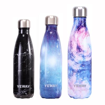 China Sustainable Custom Logo Flask Eco Friendly Designed Sports 350ml 500ml 750ml 1000ml Insulated 304 Stainless Steel Water Bottle With Straw for sale