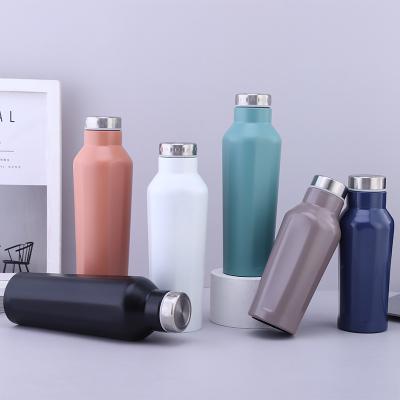 China YEWAY 360Ml 500Ml Viable Thermal Vacuum Insulated Beer Bottle Diamond Shape Stainless Steel Beer Bottle Wine Bottle for sale