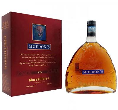 China 1000 ml Moedon's Brandy Premium Brandy Marsaileres Private Label Brandy for sale