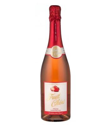 China 750ml Fruit cheri fraise aerated juice-based drink sparkling wine for sale