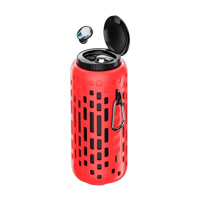 China Power bank Custom 9d Bass Sound Portable Mini Speaker M47 Bt 5.3 Tws 2 In 1 Wireless Speaker Earbuds In-ear Headphones for sale