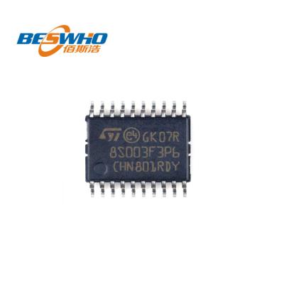 China 8 Bit STM8 STM8S Microcontroller IC MCU 8BIT 8KB SNAP 20TSSOP ST STM8S003F3P6 for sale