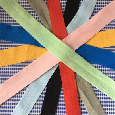 China Factory Wholesale 20mm High Tenacity Binding Elastic Band Elastic Bias Tape For Clothing Cotton Bias Binding for sale