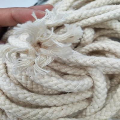 China Wholesale Round Braided Rope Eco - Friendly 8 Ply Cotton Rope Eco - Friendly Cotton Rope for sale