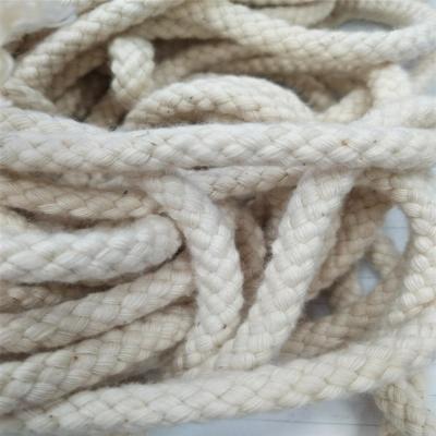 China China 100% natural eco-friendly round oof white eco-friendly macrame braided cotton rope for sale