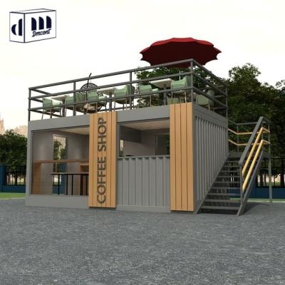 China Modern Dreammaker Large Size Salon Container House Store Restaurant Coffee Shop Outdoor Detachable Hot Sale Luxury Casas Rodantes for sale