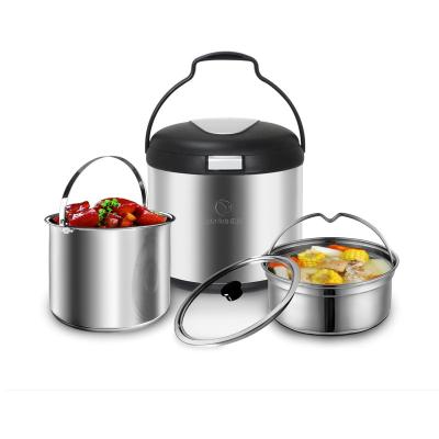 China PORTABLE 7L Large & Small Pot Thick Bottom Thermal Cooker for sale