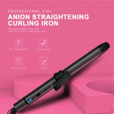 China Straight/Curling Hair Turning Hair Rollers Portable Electric Hair Rollers Magic Automatic Hair Hesitate Cordless Hair Curler Straightener Brush No Heat Iron 2021 for sale