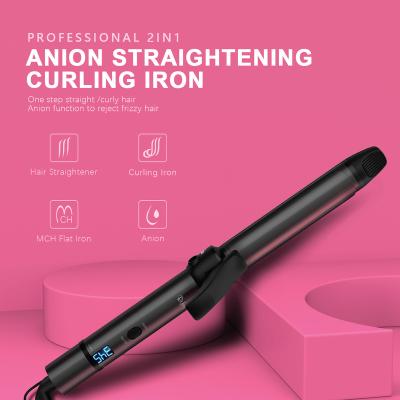 China USB 32mm Clara Professional Mini Hair Automobile Iron Professional Heatless Ceramic Hair Wand Curler Set USB 32mm Straight/Curving Ceramic Device for sale