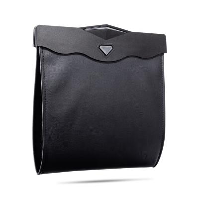 China New Luxury Multi Function Car Storage Bag With LED Light Lamp Car Trash Can for sale